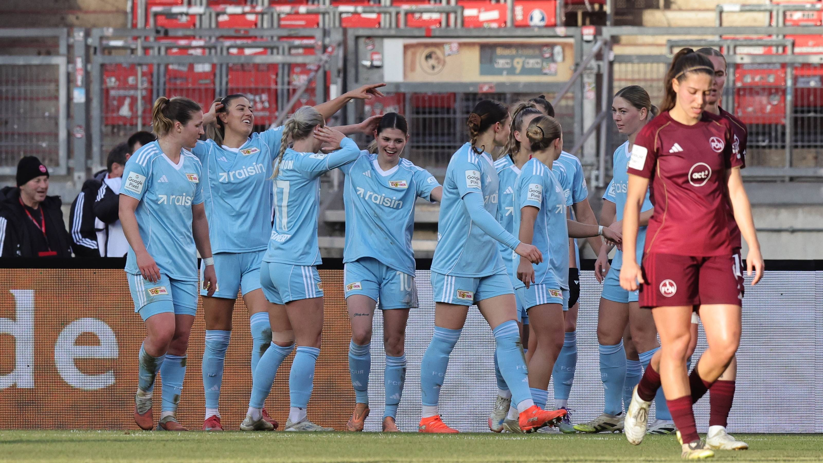 Union Berlin zieht am 1. FC Nürnberg vorbei